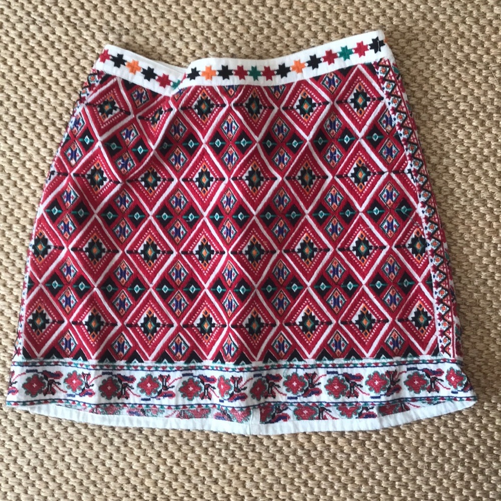 Embroidered skirt from Nordstrom’s! Very colorful